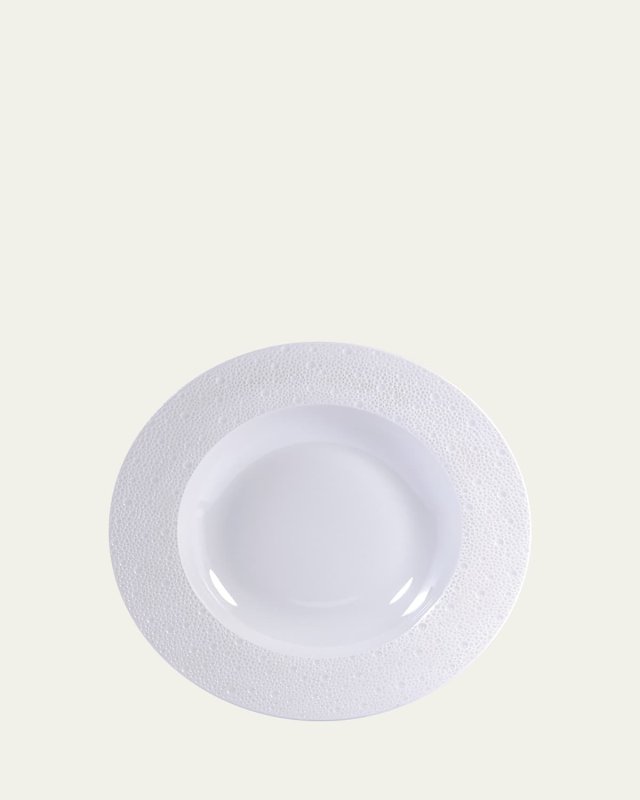 Ecume White Rim Soup Bowl, 9"